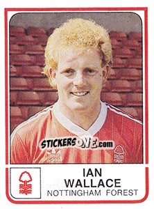 Figurina Ian Wallace - UK Football 1983-1984 - Panini
