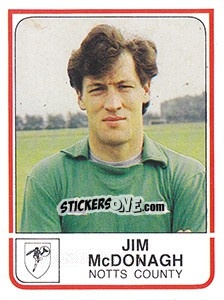 Cromo Jim McDonagh - UK Football 1983-1984 - Panini