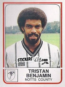 Sticker Tristan Benjamin - UK Football 1983-1984 - Panini