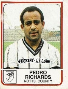 Cromo Pedro Richards - UK Football 1983-1984 - Panini