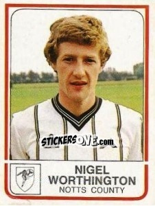 Sticker Nigel Worthington - UK Football 1983-1984 n. 204 - Panini