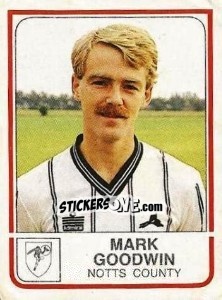 Figurina Mark Goodwin - UK Football 1983-1984 - Panini
