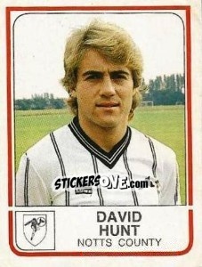 Sticker David Hunt - UK Football 1983-1984 n. 208 - Panini