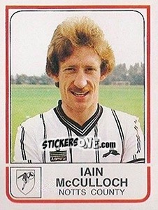 Cromo Iain McCulloch - UK Football 1983-1984 - Panini