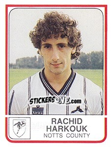 Sticker Rachid Harkouk - UK Football 1983-1984 n. 213 - Panini