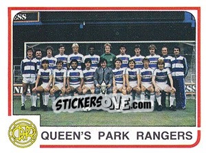 Sticker Team - UK Football 1983-1984 - Panini