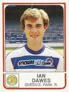 Figurina Ian Dawes - UK Football 1983-1984 - Panini