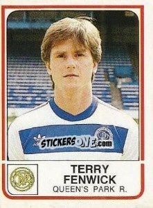 Sticker Terry Fenwick - UK Football 1983-1984 - Panini