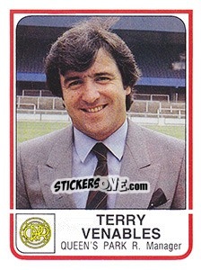 Figurina Terry Venables - UK Football 1983-1984 - Panini