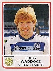 Cromo Gary Waddock - UK Football 1983-1984 - Panini