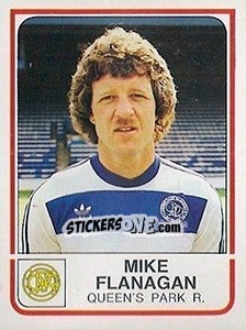 Figurina Mike Flanagan - UK Football 1983-1984 - Panini