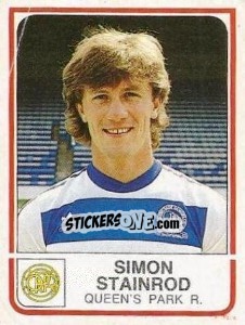 Sticker Simon Stainrod - UK Football 1983-1984 - Panini