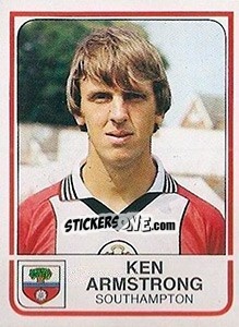 Figurina Ken Armstrong - UK Football 1983-1984 - Panini