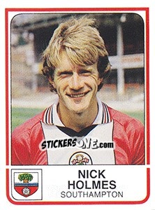 Figurina Nick Holmes - UK Football 1983-1984 - Panini