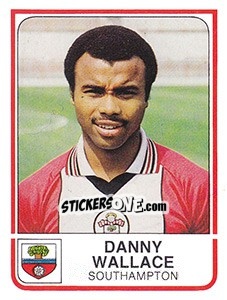 Figurina Danny Wallace - UK Football 1983-1984 - Panini