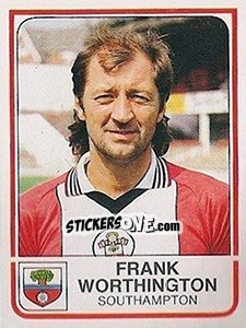 Sticker Frank Worthington - UK Football 1983-1984 - Panini