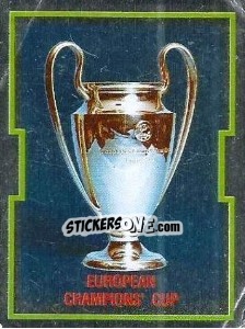 Sticker European Cup - UK Football 1983-1984 - Panini