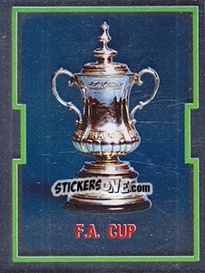 Sticker F.A. Cup - UK Football 1983-1984 - Panini