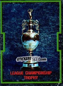 Sticker League Championship - UK Football 1983-1984 - Panini