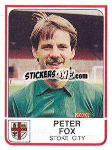 Cromo Peter Fox - UK Football 1983-1984 - Panini