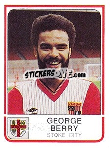 Cromo George Berry - UK Football 1983-1984 - Panini