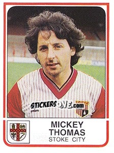 Figurina Mickey Thomas - UK Football 1983-1984 - Panini