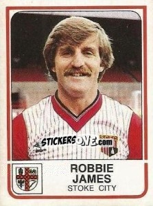 Sticker Robbie James - UK Football 1983-1984 - Panini