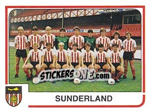 Sticker Team - UK Football 1983-1984 - Panini