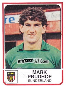 Cromo Mark Prudhoe - UK Football 1983-1984 n. 282 - Panini