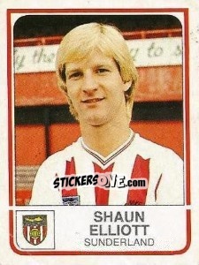 Figurina Shaun Elliott - UK Football 1983-1984 - Panini