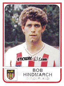 Figurina Bob Hindmarch - UK Football 1983-1984 - Panini