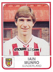 Figurina Iain Munro - UK Football 1983-1984 - Panini
