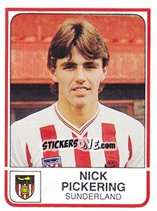 Sticker Nick Pickering - UK Football 1983-1984 - Panini