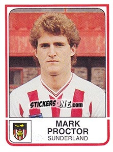 Cromo Mark Proctor - UK Football 1983-1984 - Panini