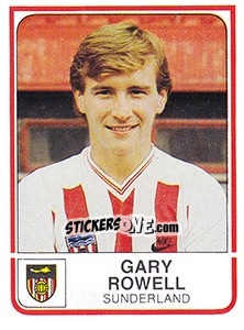 Cromo Gary Rowell - UK Football 1983-1984 n. 293 - Panini