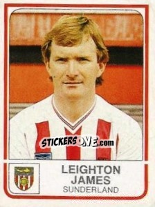 Sticker Leighton James - UK Football 1983-1984 - Panini