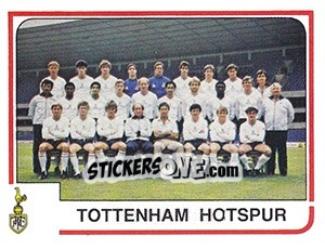 Sticker Team - UK Football 1983-1984 - Panini