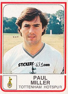Cromo Paul Miller - UK Football 1983-1984 n. 299 - Panini