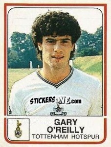Sticker Gary O'Reilly - UK Football 1983-1984 - Panini