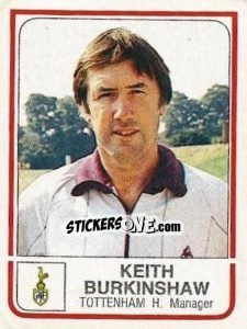 Figurina Keith Burkinshaw - UK Football 1983-1984 - Panini
