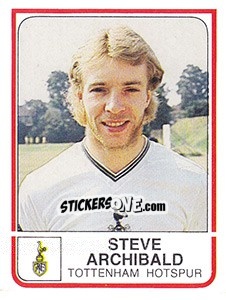 Sticker Steve Archibald - UK Football 1983-1984 n. 309 - Panini