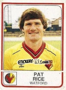 Cromo Pat Rice - UK Football 1983-1984 - Panini