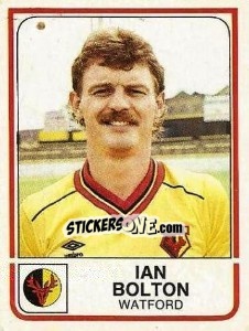 Cromo Ian Bolton - UK Football 1983-1984 - Panini