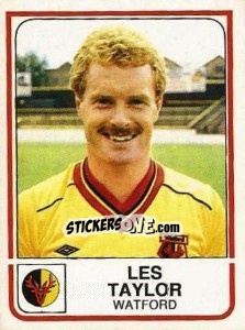 Sticker Les Taylor - UK Football 1983-1984 - Panini