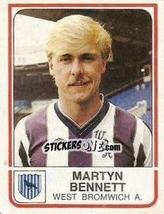 Sticker Martyn Bennett - UK Football 1983-1984 n. 331 - Panini
