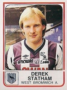 Figurina Derek Statham - UK Football 1983-1984 - Panini