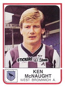 Figurina Ken McNaught - UK Football 1983-1984 - Panini