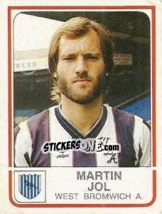 Cromo Martin Jol - UK Football 1983-1984 - Panini