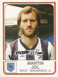 Sticker Martin Jol - UK Football 1983-1984 n. 335 - Panini