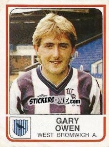 Figurina Gary Owen - UK Football 1983-1984 - Panini